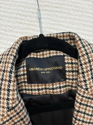 Amanda Uprichard Houndstooth Blazer thumbnail 3