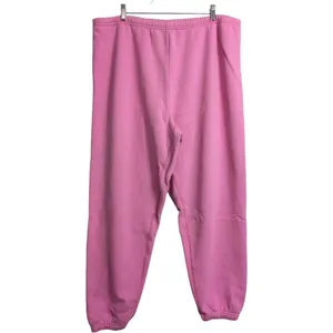 Skims Pink Elastic Waist Cuff Sweatpants Joggers Cotton Blend Size XL thumbnail 3