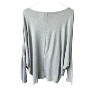 Lands End size L dolman sleeves sweater. Neutral Light grey thumbnail 2