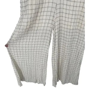 Urban Outfitters Breezy Plunging Wide Leg Sleeveless‎ Babydoll Jumpsuit Size XS thumbnail 9