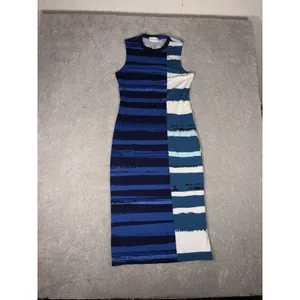 Corey Lynn Calter for Anthropologie sleeveless striped midi dress M Color Block thumbnail 6