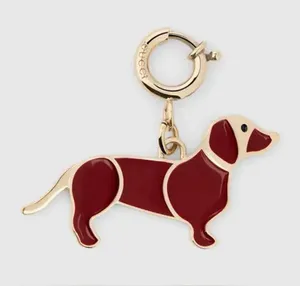 Gucci Enamel Dog Charm thumbnail 1