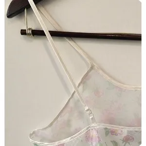 Go Softly Vintage Women's Y2K Floral Sheer Feminine Fairy Slip Dress‎ Size Small thumbnail 4