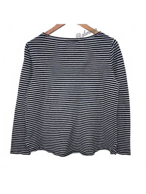 Lauren Ralph Lauren Women's Casual Summer Nautical Striped Blouse Top Size M thumbnail 2