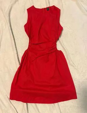 Shein Red Cut-Out Dress thumbnail 1