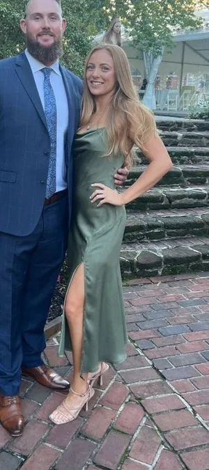 Green Wedding Guest Dress thumbnail 1