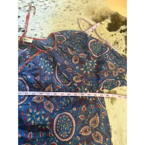 NATURAL LIFE Paisley Cotton Blend Blue top‎ Size Large thumbnail 7