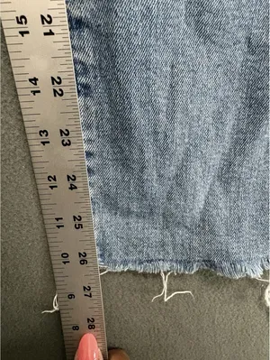 Zara Light Wash Blue Skinny Jeans Women’s Size 6 Mid Rise 5-Pocket Denim thumbnail 6
