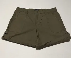 Social Standard by Sanctuary‎ Olive Green Cargo Shorts thumbnail 1