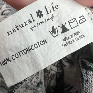 Natural Life Sienna Cotton Gauze Mini Floral Black‎ Dress XS/S thumbnail 8