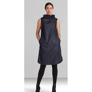 G-Star Raw Millery Mock Dress‎ Navy Blue Sleeveless Utility Shift Size S D20650 thumbnail 3