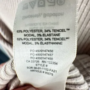 Aritzia Babaton Traverse Turtleneck Ribbed Sweater Cream Size Small thumbnail 8