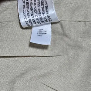 A New Day Womens Linen Blend Blazer Beige Tan Two Button‎ Jacket Size M thumbnail 5