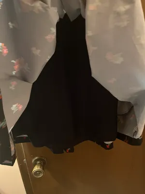 Hill House The Rosalind Dress in Black Ikat Floral Taffeta thumbnail 7