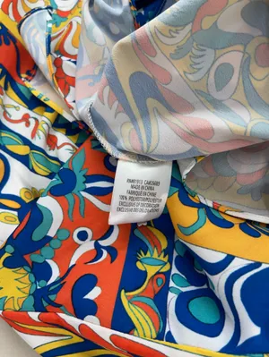 ROBERT GRAHAM printed flouncy dress event casual vacation XS thumbnail 8
