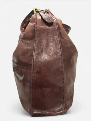 Hobo International Burgundy Distressed Leather Slouchy Shoulder Bag thumbnail 8