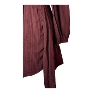 The Fifth Label Dress Women‎ XS Plum Long V Neck Linen Blend Tide Dress NWT thumbnail 5