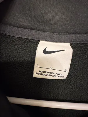 Nike Black Fleece-Lined Sweater thumbnail 4
