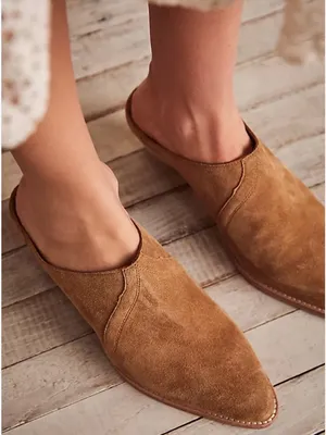 Free People Suede Mule Shoes thumbnail 4