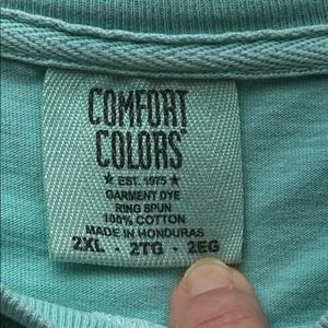 Comfort Colors “Tried and True” Lab Puppy Dog Aqua Short Sleeve T-Shirt size 2XL thumbnail 10