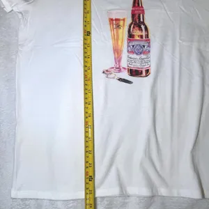 Lucky Brand Budweiser Graphic T-Shirt White Beer Bottle Logo Large NEW‎ thumbnail 5