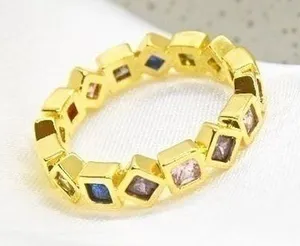 Colorful Cubic Zirconia Band thumbnail 1