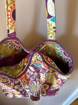 The Vera Bradley Multicolor Floral Paisley Quilted Shoulder Bag thumbnail 2