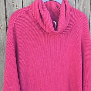 Free People Pink Turtleneck Tunic thumbnail 3