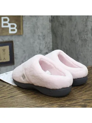 NWT Isotoner Womens Terry Clog Slippers Non-Slip 96035 Peony Pink S (6.5-7) thumbnail 6