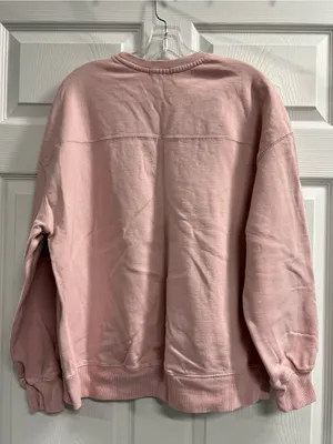 Garage Milan Italy Embroidered Pink Crewneck Sweatshirt - Size Medium - VGUC thumbnail 2