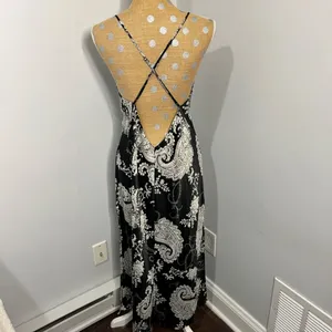 Y2K Victoria’s Secret Maxi Satin Slip Dress Low Exposed Back thumbnail 6