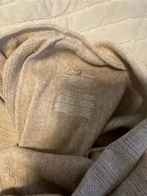 Cozy Neutral Knit Cardigan & Tank Set - Beige thumbnail 8