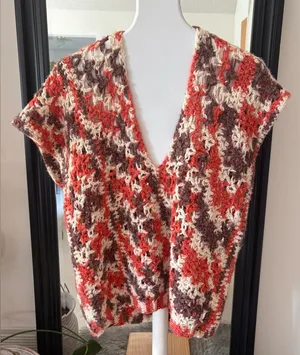 Handmade Crochet Sweater Size M thumbnail 1