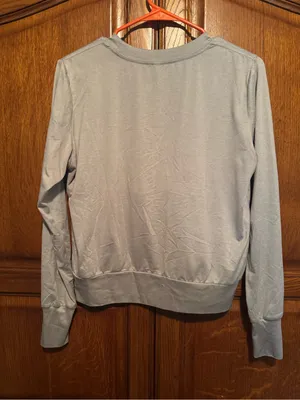 Vuori Daydream Crew Long Sleeve - Light Heather Grey - Size XL (Approx) - NWOT thumbnail 4