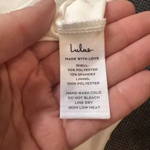 Lulus Affectionate Aura White Swiss Dot Tiered Bustier‎ Midi Dress Medium thumbnail 13