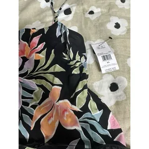 Billabong black floral dress NWT thumbnail 3