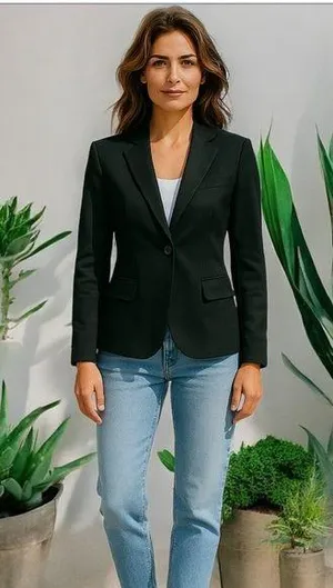 Vince Camuto Classic Black Women's Blazer thumbnail 1