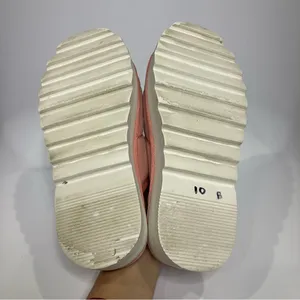 Anthropologie‎ Maeve puffy platform slippers mules peach white women’s size 8-9 thumbnail 8