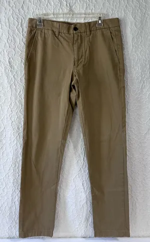Lands End Pants Men Chino Brown Traditional Fit Outdoor Career Uniform Casual thumbnail 1