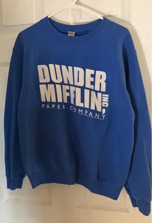 Gildan Blue Crewneck thumbnail 1