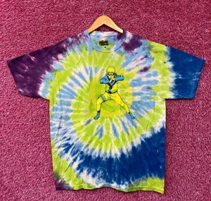 Naruto Shippuden Anime Tie dye Tshirt size XL thumbnail 1