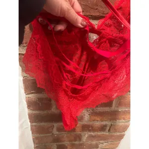 Victorias Secret sexy Lace Teddy Lingerie Red M thumbnail 7