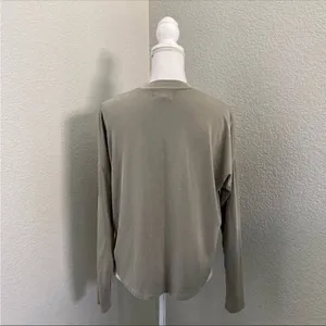Madewell Tatiana Mock Neck Long Sleeve Top Size Medium thumbnail 4
