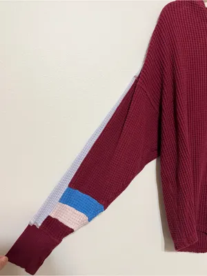 OFFLINE By Aerie Wow! Waffle Notch Neck Long Sleeve T-Shirt Size Small thumbnail 6
