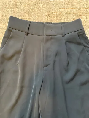 NWT HALARA Tailored Pleated Black Dress Pants sz S petite thumbnail 2