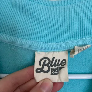 EUC‎ Blue women’s turquoise Delaware beach fleece lined quarter zip jacket large thumbnail 4