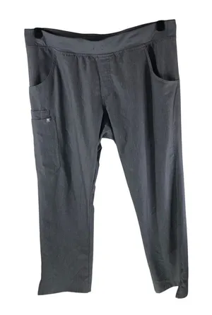 Figs Womens Kade Cargo Scrub Pants Pockets Drawstring Gray XL thumbnail 1