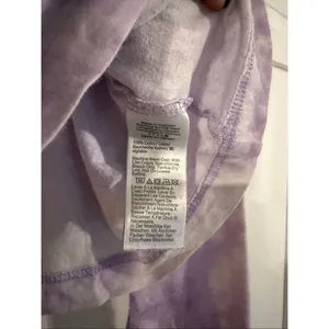 J.crew purple tie dye crewneck long sleeve top M thumbnail 4