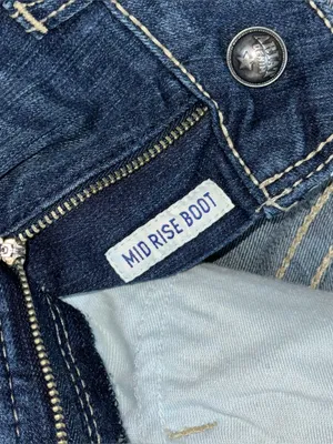 Ariat 26 x 33.5 REAL Mid Rise Stretch Original Boot Cut Blue Jeans 10011683 EUC thumbnail 7