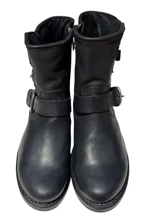 Frye Women's Veronica Belted Short Boot Black Size 5.5 M thumbnail 1